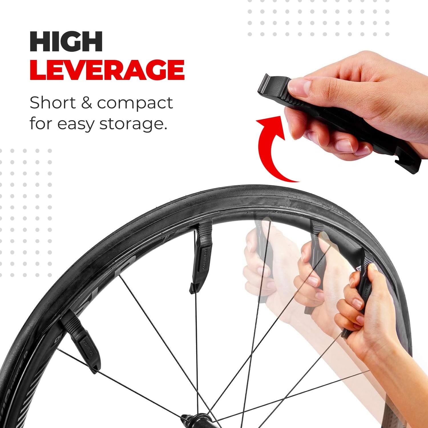 PRO Bike Tool Bicycle Tyre Levers 3 Pack – Strong & Long Lasting Tyre Removal Tool for Road or Mountain Bike Tyres