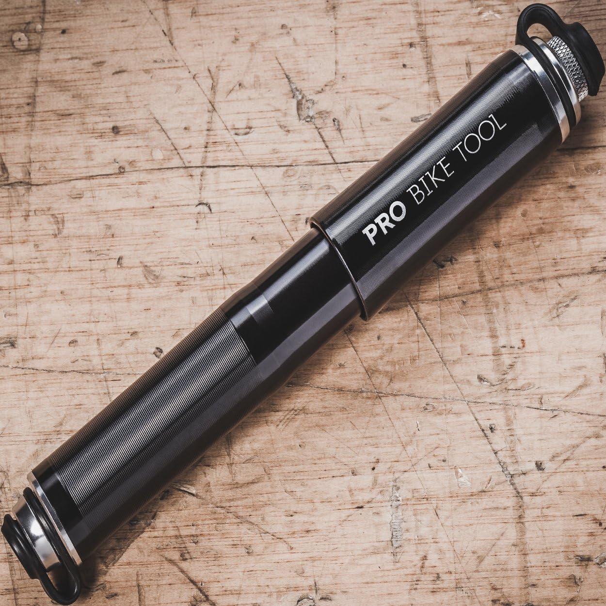 Pro Bike Tool Mini Bike Pump – Compact and Portable Bicycle Tire Pump for Fast Inflation – Compatible with Presta and Schrader Valves – Lightweight and Durable Design – Essential Bicycle Accessories(Black)