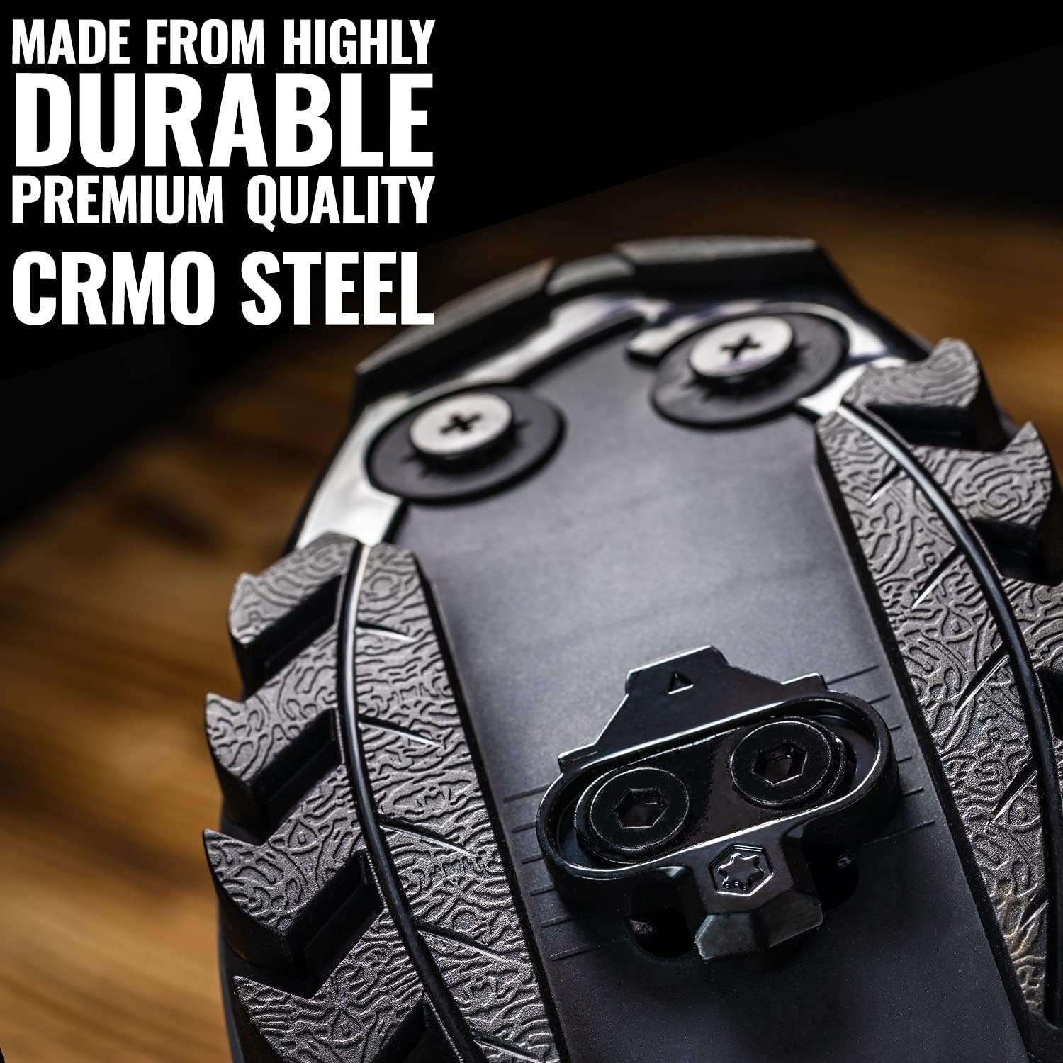 PRO Bike Tool Replacement Bike Cleats Without Cleat Plates – Compatible with Shimano MTB SPD Pedals (SH51) for Men & Women Mountain Bike Shoes – Bicycle Cleat Set for Mountain Biking & Indoor Cycling