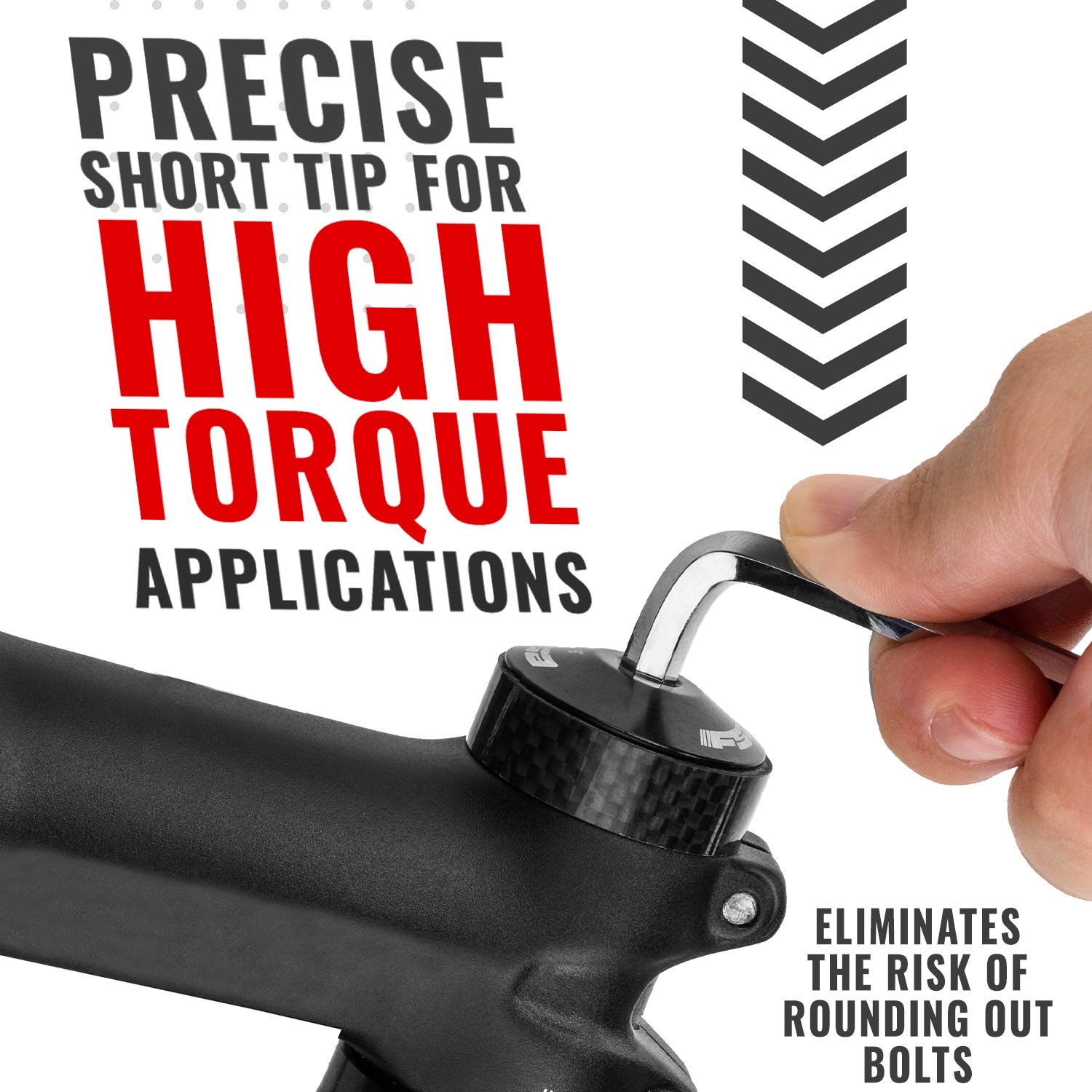 PRO BIKE TOOL Clé Allen, clé hexagonale, extrémité sphérique – 9 outils hexagonaux en acier S2 traité thermiquement – Kit d’entretien essentiel pour vélos de route et de montagne – jeu de clé allen