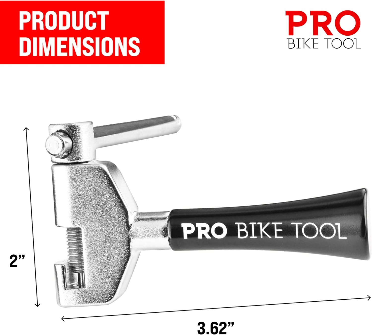 Chain Tool 1 to 12 Speed, Reliable and Hardwearing Breaker for Chain Link Break and Removal, Shop Quality Bike Repair for Road and Mountain Bikes, Easy Splitter
