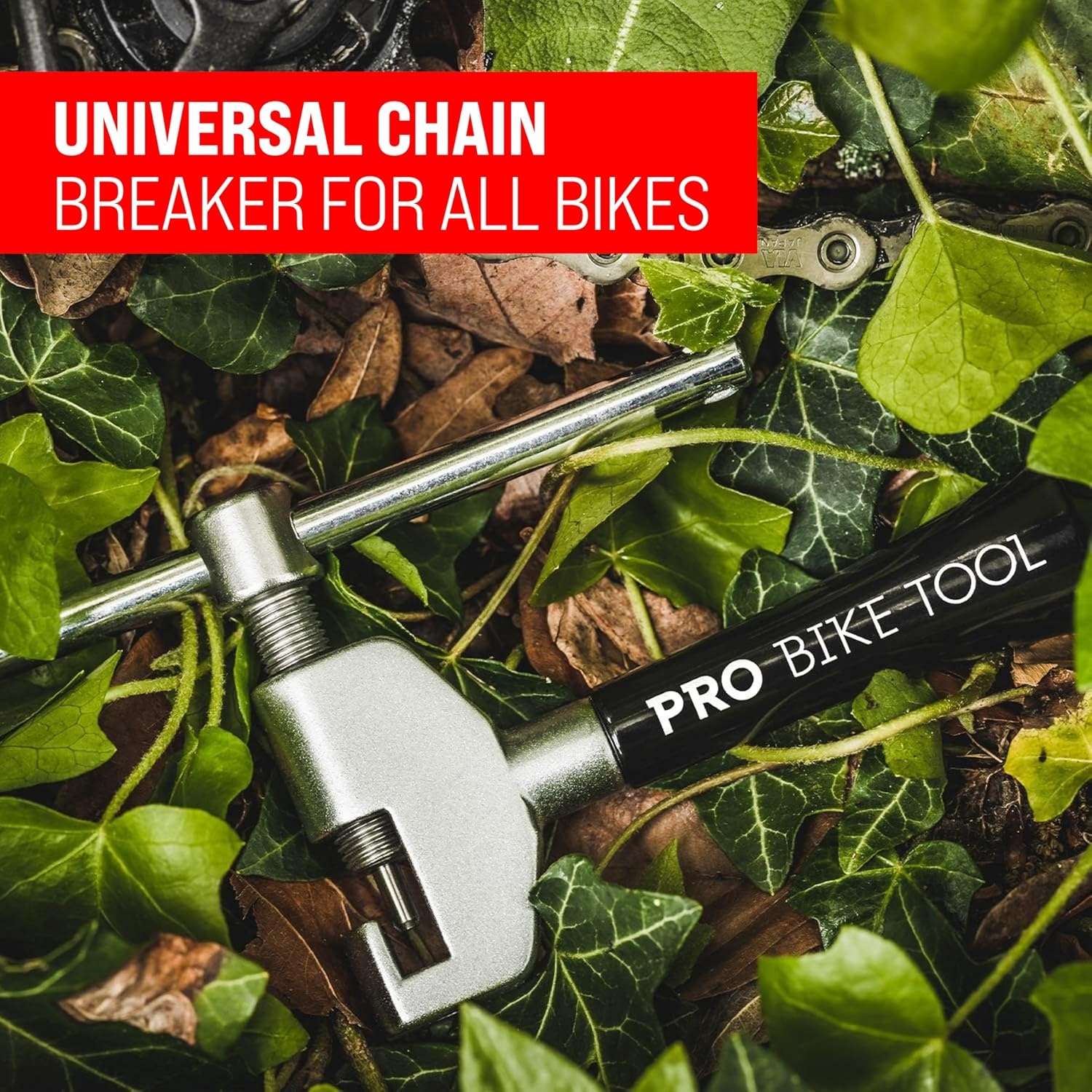 Chain Tool 1 to 12 Speed, Reliable and Hardwearing Breaker for Chain Link Break and Removal, Shop Quality Bike Repair for Road and Mountain Bikes, Easy Splitter