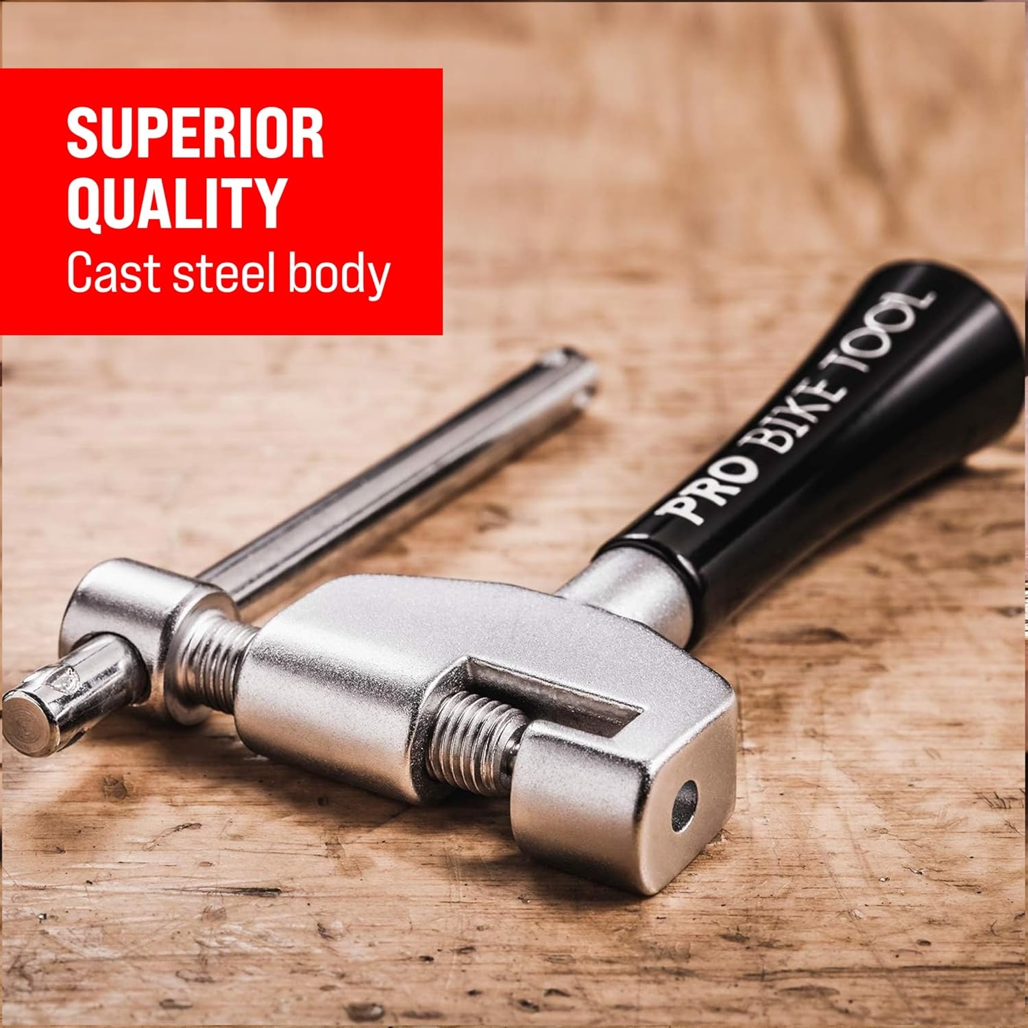 Chain Tool 1 to 12 Speed, Reliable and Hardwearing Breaker for Chain Link Break and Removal, Shop Quality Bike Repair for Road and Mountain Bikes, Easy Splitter