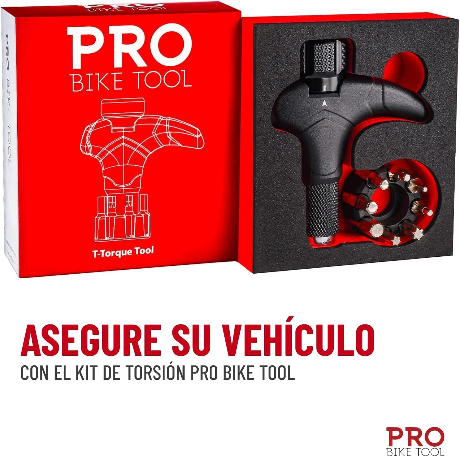 PRO BIKE TOOL Adjustable T Torque Wrench – 4, 5 and 6 Newton Meters – Quality Bicycle Maintenance Tool for Road & Mountain Bikes – 1/4 Inch Hex Driver Torque Wrench for Home & Roadside Repair