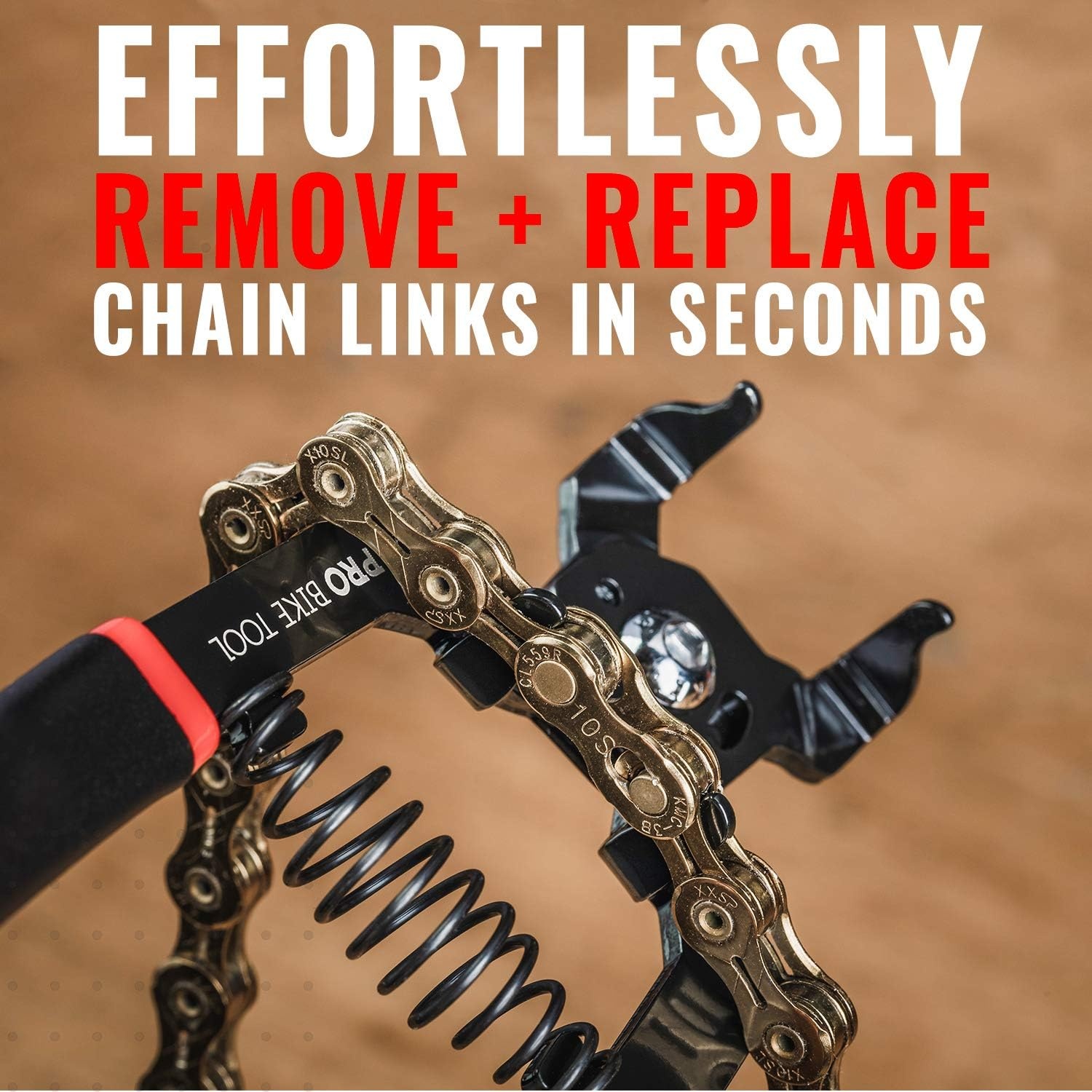 PRO BIKE TOOL 2-in-1 Master Link Pliers – Chain Link Replacement – All Speed Chains – Quick Release for Road & MTB