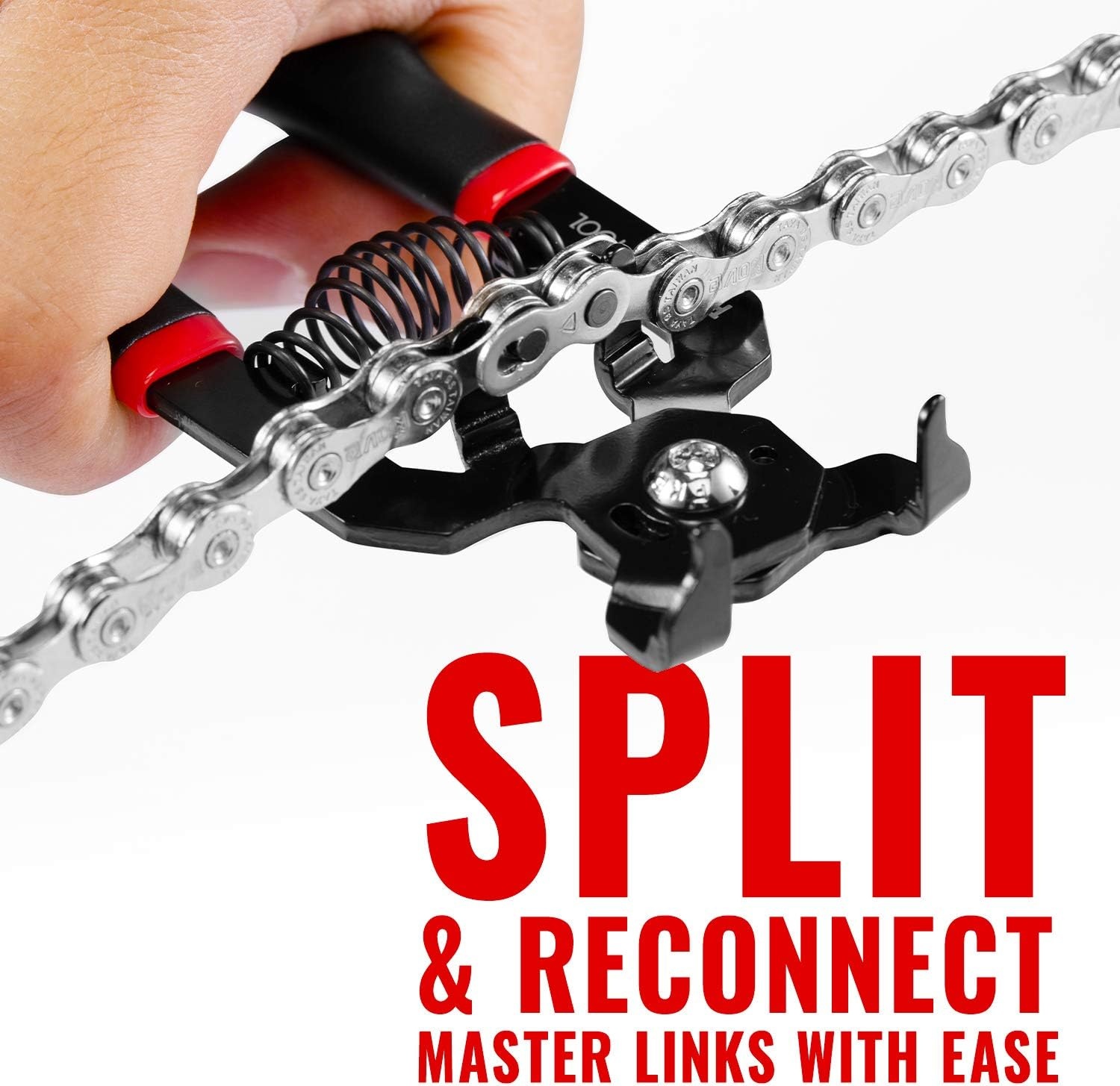 PRO BIKE TOOL 2-in-1 Master Link Pliers – Chain Link Replacement – All Speed Chains – Quick Release for Road & MTB