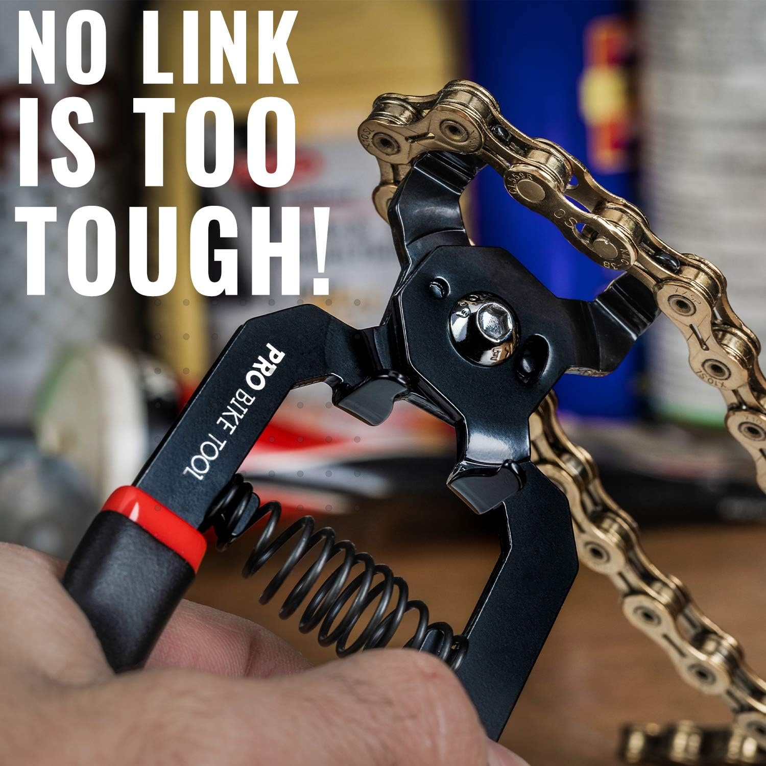 PRO BIKE TOOL 2-in-1 Master Link Pliers – Chain Link Replacement – All Speed Chains – Quick Release for Road & MTB