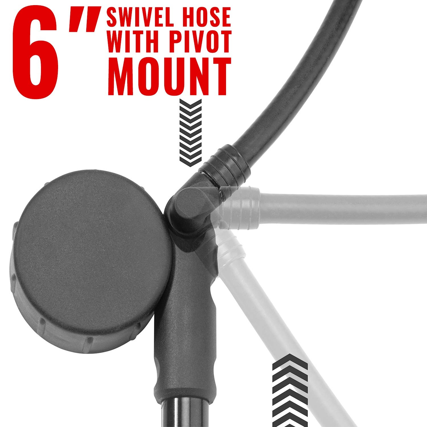 PRO BIKE TOOL Shock Pump for Mountain and Road Bikes – High Pressure 300 PSI Bike Shock Pump – Ideal for Front Fork and Rear Suspension Air Shock – No Leak Valve and T-Handle Design – Industrial Gauge