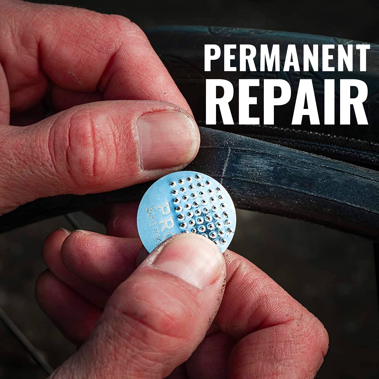 PRO BIKE TOOL Tire Puncture Repair kit – Bike Patch with Glue – Bike Patch – Bike tire Repair kit – Bike Repair kit (Set of 2)