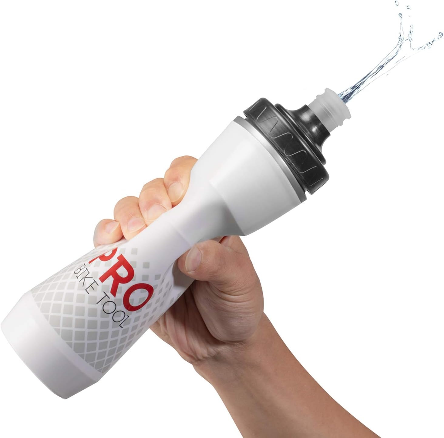 PRO BIKE TOOL Insulated Bike Water Bottle 680 ml 24 oz – Sports Carry Loop – for All Fitness and Cycling – Keep Drinks Cold, Longer – Soft Silicone Mouthpiece – Fast Flow Valve – Easy Squeeze Bidon